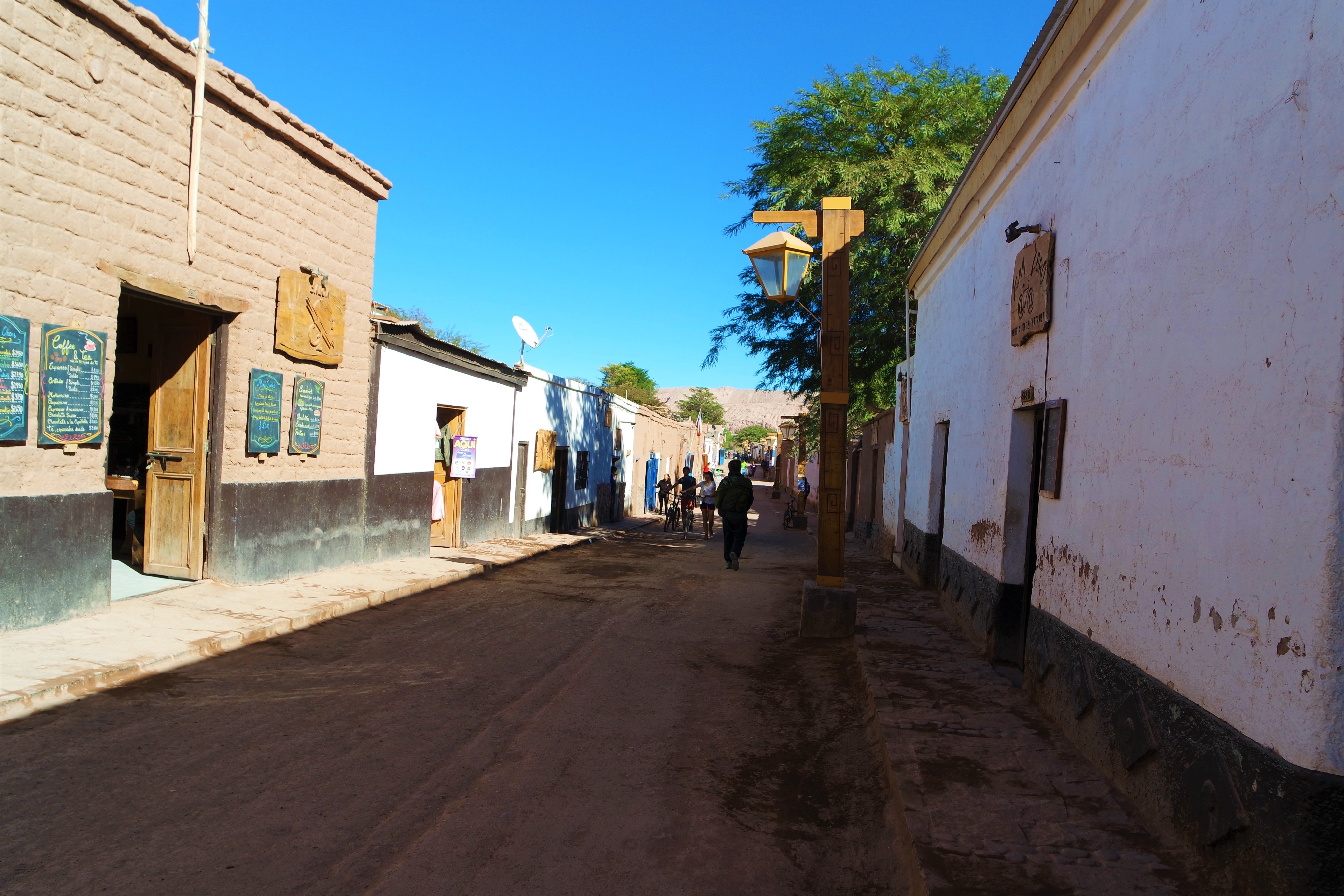 Calle Caracoles, rua principal de San Pedro de Atacama