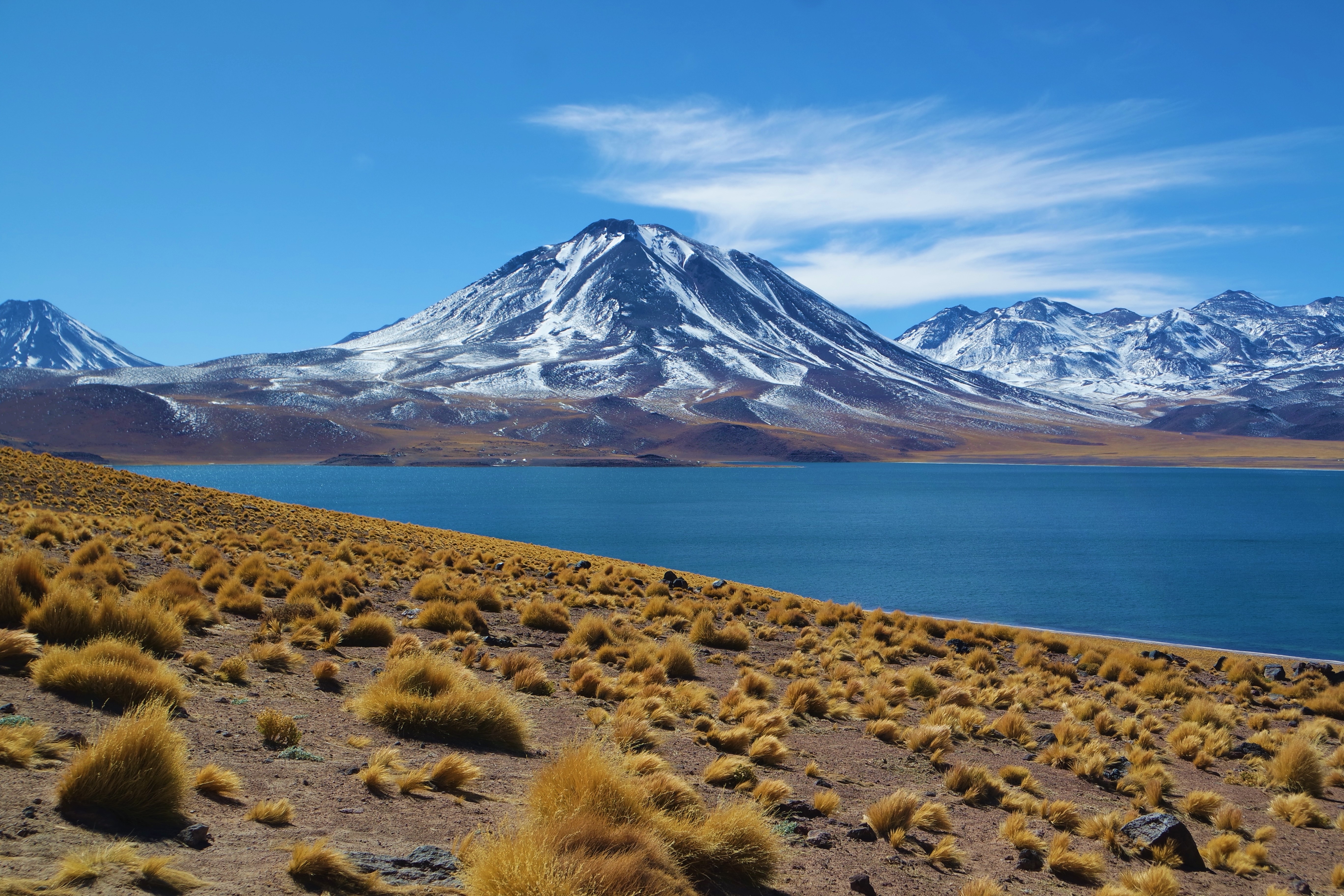 Lagunas Altiplánicas no Deserto de Atacama.
