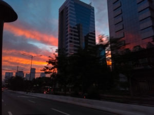 Nascer do sol em São Paulo